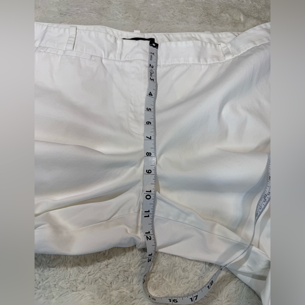 Talbots Signature size 16 white ankle pants - Picture 5 of 7